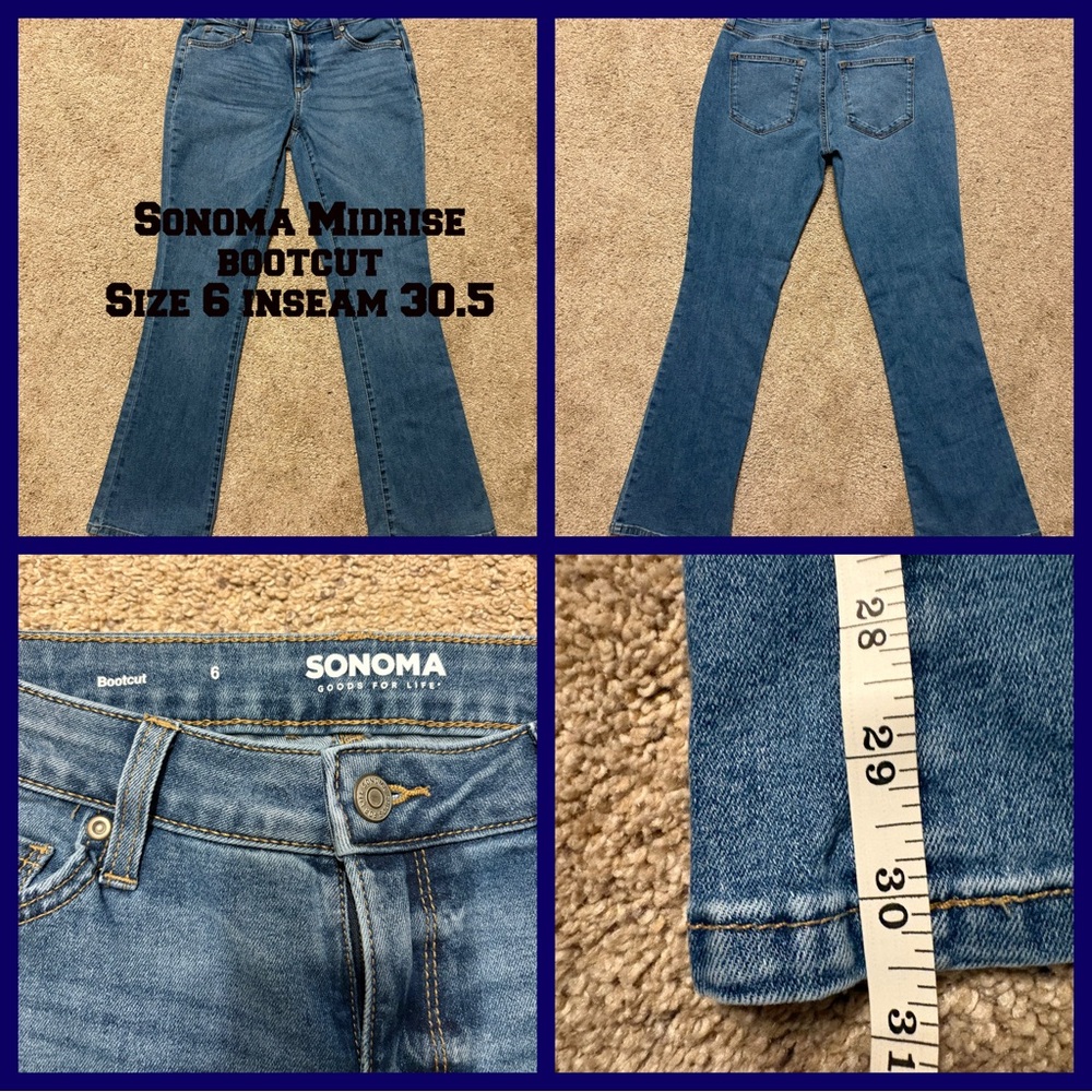 Sonoma Bootcut Jeans - Classic Blue